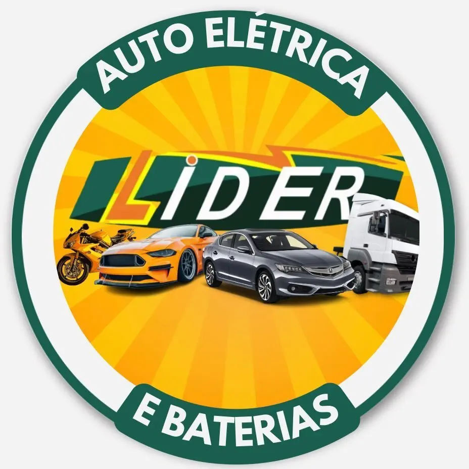 Logo de Líder Auto Elétrica e Baterias.