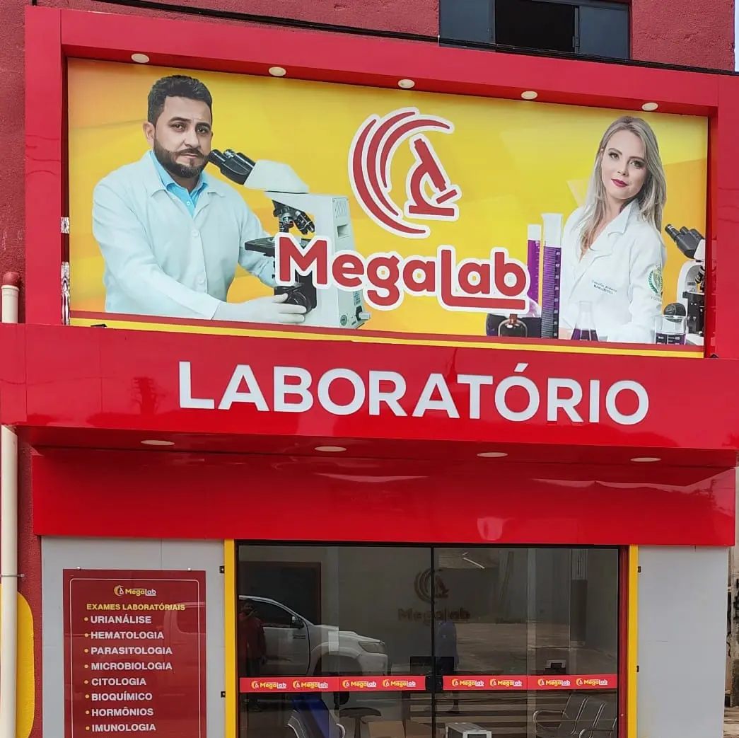Logo de Laboratório MegaLab